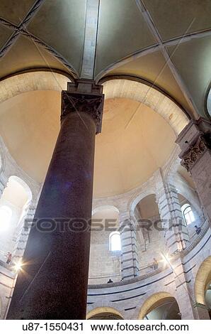 Italy, Tuscany, Pisa, Baptistry Interior View View Large Photo Image Stock Image - Italy, Tuscany, Pisa, Baptistry Interior View. Fotosearch