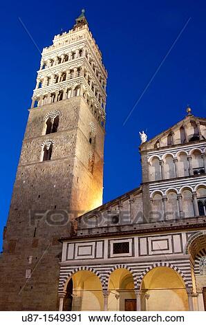 Italy, Tuscany, Pistoia, San Zeno Cathedral at Dusk View Large Photo Image Stock Image - Italy, Tuscany, Pistoia, San Zeno Cathedral at Dusk. Fotosearch