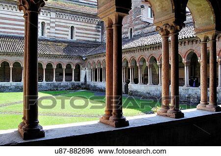 Italy, Veneto, Verona, San Zeno Basilica, Cloister View Large Photo Image Stock Photograph - Italy, Veneto, Verona, San Zeno Basilica, Cloister. Fotosearch