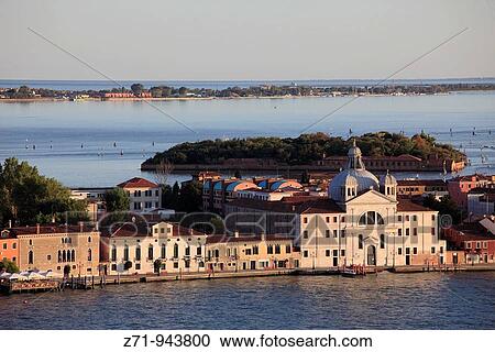 Italy, Venice, Giudecca island, lagoon, aerial view View Large Photo Image Stock Image - Italy, Venice, Giudecca island, lagoon, aerial view. Fotosearch