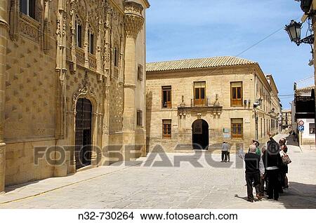 Jabalquinto Palace (16th century), Baeza. Jaen province, Andalusia, Spain View Large Photo Image Picture - Jabalquinto Palace (16th century), Baeza. Jaen province, Andalusia, Spain. Fotosearch