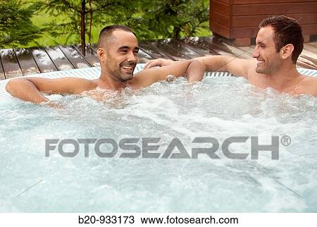 Stock Image - Jacuzzi, Spa-relais. Fotosearch