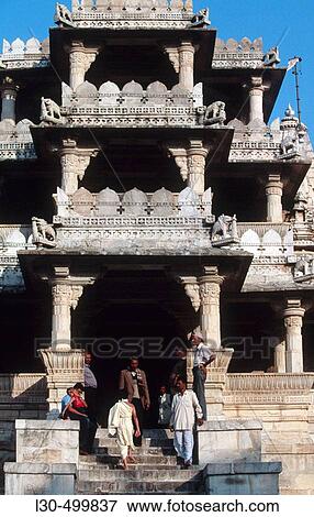 Jain temple, Ranakpur. Rajasthan, India View Large Photo Image Stock Photo - Jain temple, Ranakpur. Rajasthan, India. Fotosearch