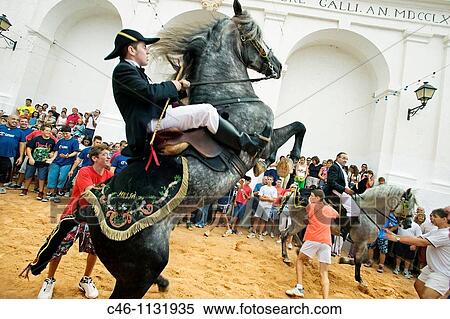 ? Jaleo? typical festival. Sant Lluis. Menorca. Balearic Islands. Spain. View Large Photo Image Stock Photography - ? Jaleo? typical festival. Sant Lluis. Menorca. Balearic Islands. Spain.. Fotosearch