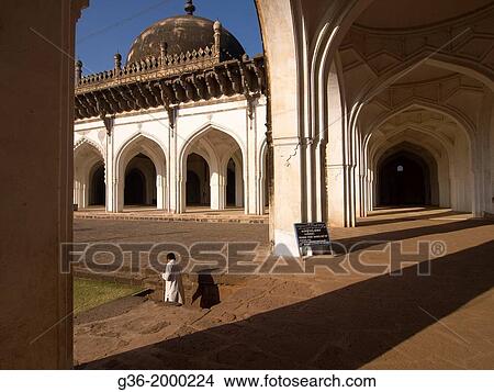 Jama Masjid (Congregational Mosque) built by Ali Adil Shah I in 1578, in Bijapur, Karntaaka, India. View Large Photo Image Picture - Jama Masjid (Congregational Mosque) built by Ali Adil Shah I in 1578, in Bijapur, Karntaaka, India.. Fotosearch