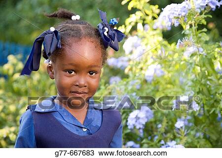 Jamaica. Negril. Little Jamaican girl. View Large Photo Image Stock Image - Jamaica. Negril. Little Jamaican girl.. Fotosearch