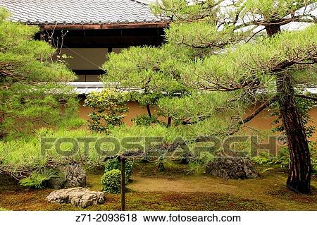 Stock Photo - Japan, Kyoto, Daitokuji Temple, garden,.. Fotosearch