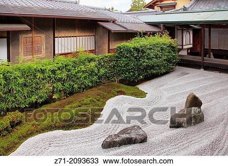 Japan, Kyoto, Daitokuji Temple, Zuiho-in, Garden of the Cross,. View Large Photo Image Stock Image - Japan, Kyoto, Daitokuji Temple, Zuiho-in, Garden of the Cross,.. Fotosearch
