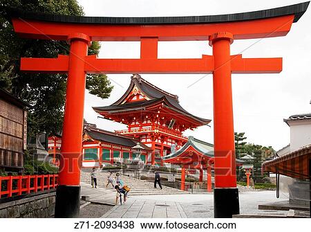 Japan, Kyoto, Fushimi Inari Taisha Shrine,. View Large Photo Image Stock Photo - Japan, Kyoto, Fushimi Inari Taisha Shrine,.. Fotosearch
