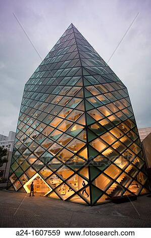 Japan-Tokyo City-Omotesando Area-Prada's Building View Large Photo Image Stock Photo - Japan-Tokyo City-Omotesando Area-Prada's Building. Fotosearch