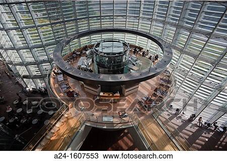 Stock Image - Japan-Tokyo City-The National Art Center-Interior. Fotosearch