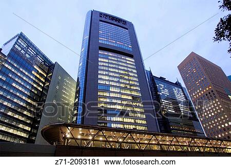 Japan, Tokyo, Shiodome, skyscrapers, modern architecture,. View Large Photo Image Stock Image - Japan, Tokyo, Shiodome, skyscrapers, modern architecture,.. Fotosearch