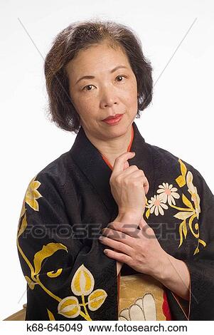 Stock Photo - Japanese dancer. Fotosearch