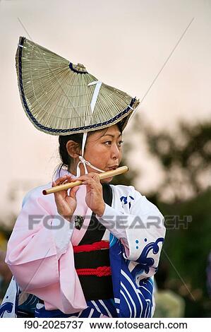Japanese folk dancer_Nisei Week_Little Tokyo_Los Angeles. View Large Photo Image Stock Photo - Japanese folk dancer_Nisei Week_Little Tokyo_Los Angeles.. Fotosearch