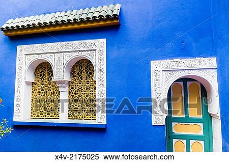Stock Photography - Jardin Majorelle, Marrakech, Morocco, North Africa, Africa.. Fotosearch