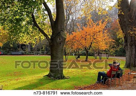 Stock Image - Jardins du Luxembourg, Paris, France. Fotosearch