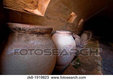 Jars of clay to preserve foods in the cellar La Mota castle, Alcala la real, Jaen, Spain View Large Photo Image Stock Image - Jars of clay to preserve foods in the cellar La Mota castle, Alcala la real, Jaen, Spain. Fotosearch