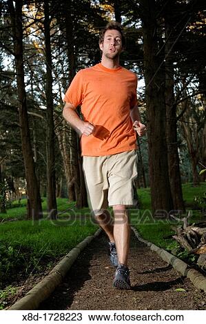 Jeff jogging on a trail in Golden Gate Park, San Francisco, California, USA View Large Photo Image Stock Image - Jeff jogging on a trail in Golden Gate Park, San Francisco, California, USA. Fotosearch