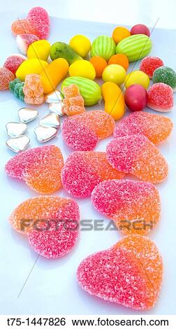 Jellies and candies children View Large Photo Image Stock Photograph - Jellies and candies children. Fotosearch