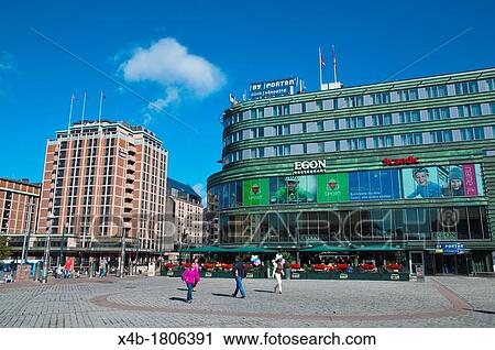 Jernbanetorget square Sentrum central Oslo Norway Europe View Large Photo Image Stock Image - Jernbanetorget square Sentrum central Oslo Norway Europe. Fotosearch