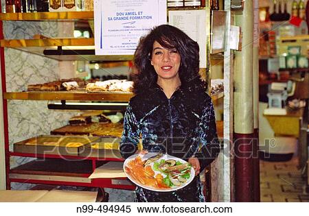 Jewish restauraunt Goldenberg, jewish quarter, Marais, Rue des Rosiers, Paris. France View Large Photo Image Stock Photography - Jewish restauraunt Goldenberg, jewish quarter, Marais, Rue des Rosiers, Paris. France. Fotosearch