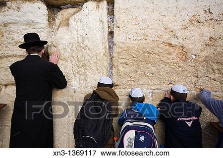 Jews praying, Western Wall, Wailing Wall, Old city, Jerusalem, Israel, Middle East. View Large Photo Image Stock Photo - Jews praying, Western Wall, Wailing Wall, Old city, Jerusalem, Israel, Middle East.. Fotosearch