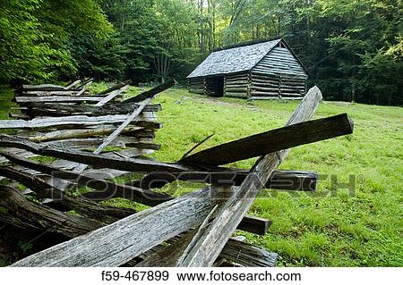 Stock Photo - Jim Bales Place, Great Smoky Mtns Nat Park, Tennessee, USA. Fotosearch