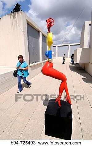 Stock Image - Joan Miro Foundation, Barcelona. Catalonia, Spain. Fotosearch