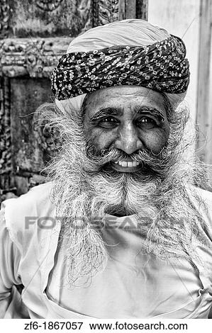 Jodhpur at Fort Mehrangarh in Rajasthan India a great image of bearded character man guard in doorway of Fort Palace in costume View Large Photo Image Stock Photo - Jodhpur at Fort Mehrangarh in Rajasthan India a great image of bearded character man guard in doorway of Fort Palace in costume. Fotosearch