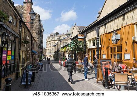 Stock Photo - John Street, Harrogate, North Yorkshire, England, UK.. Fotosearch
