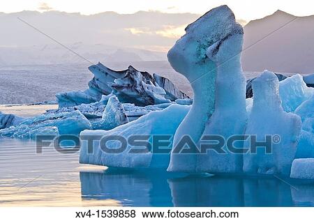 Jokulsarl? n glacial lagoon Iceland east Polar regions View Large Photo Image Stock Photo - Jokulsarl? n glacial lagoon Iceland east Polar regions. Fotosearch