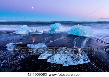 Jokulsarlon beach, Southern Iceland, Iceland, Europe View Large Photo Image Stock Image - Jokulsarlon beach, Southern Iceland, Iceland, Europe. Fotosearch