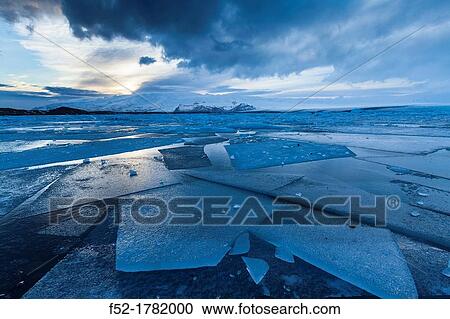 Jokulsarlon glacier lagoon, Southern Iceland, Iceland, Europe. View Large Photo Image Stock Image - Jokulsarlon glacier lagoon, Southern Iceland, Iceland, Europe.. Fotosearch