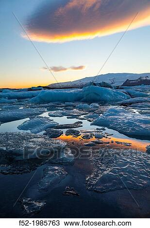 Jokulsarlon glacier lagoon, Vatnatjokull glacier, Southern Iceland, Iceland, Europe. View Large Photo Image Stock Image - Jokulsarlon glacier lagoon, Vatnatjokull glacier, Southern Iceland, Iceland, Europe.. Fotosearch