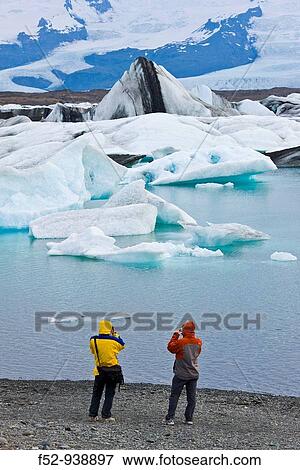 JokulsBrl? n Lagoon, Vatnajokull Glacier. Iceland View Large Photo Image Stock Photo - JokulsBrl? n Lagoon, Vatnajokull Glacier. Iceland. Fotosearch