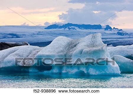 JokulsBrl? n Lagoon, Vatnajokull Glacier. Iceland View Large Photo Image Stock Photograph - JokulsBrl? n Lagoon, Vatnajokull Glacier. Iceland. Fotosearch