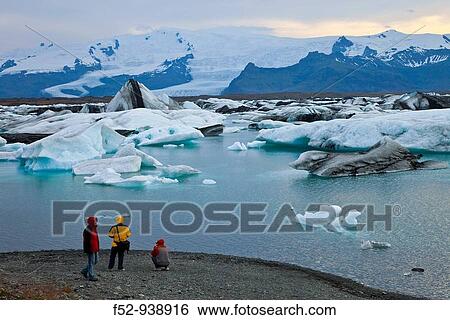 JokulsBrl? n Lagoon, Vatnajokull Glacier. Iceland View Large Photo Image Stock Photograph - JokulsBrl? n Lagoon, Vatnajokull Glacier. Iceland. Fotosearch