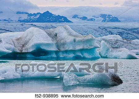 JokulsBrl? n Lagoon, Vatnajokull Glacier. Iceland View Large Photo Image Stock Photography - JokulsBrl? n Lagoon, Vatnajokull Glacier. Iceland. Fotosearch
