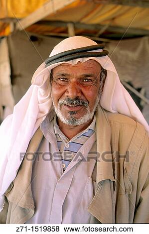 Jordan, Petra, Beduin man. View Large Photo Image Stock Photo - Jordan, Petra, Beduin man.. Fotosearch
