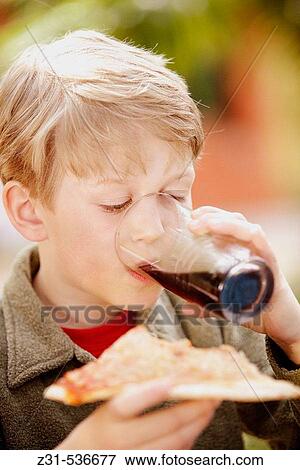 Joshua, Pizza, Soft drink View Large Photo Image Stock Photo - Joshua, Pizza, Soft drink. Fotosearch