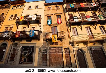 Joust of the Saracen tournament decoration, Piazza Grande, Big Square, medieval square, Arezzo, Tuscany, Italy, Europe. View Large Photo Image Stock Image - Joust of the Saracen tournament decoration, Piazza Grande, Big Square, medieval square, Arezzo, Tuscany, Italy, Europe.. Fotosearch