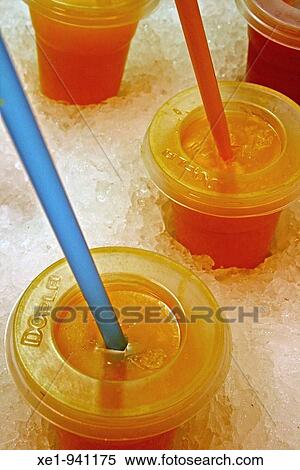 Juices, cold drinks. View Large Photo Image Stock Photography - Juices, cold drinks.. Fotosearch