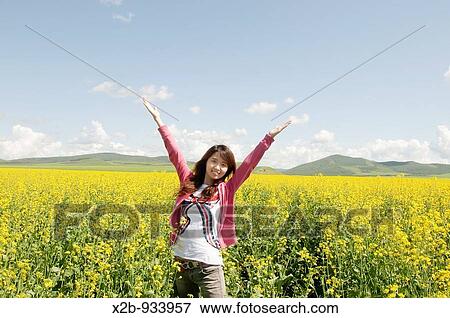July 2009, Hulunbeir, Inner Mongolia, China Rapeseed field View Large Photo Image Stock Photo - July 2009, Hulunbeir, Inner Mongolia, China Rapeseed field. Fotosearch