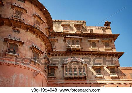 Junagarh Fort, Bikaner, Rajasthan, India. View Large Photo Image Stock Photo - Junagarh Fort, Bikaner, Rajasthan, India.. Fotosearch
