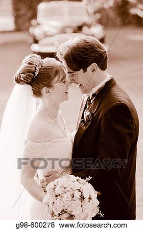 Stock Photo - Just married. Fotosearch