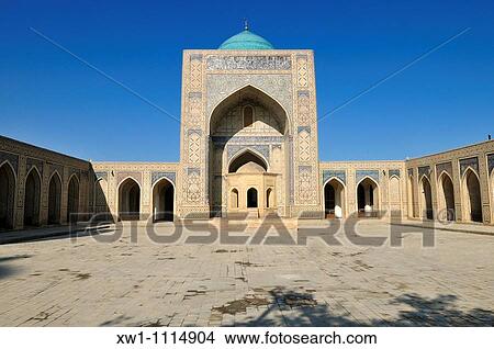 Kalon mosque, Bukhara, Buchara, Silk Road, Unesco World Heritage Site, Uzbekistan, Central Asia View Large Photo Image Picture - Kalon mosque, Bukhara, Buchara, Silk Road, Unesco World Heritage Site, Uzbekistan, Central Asia. Fotosearch