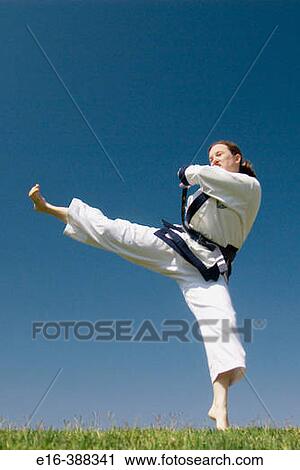 karate kick View Large Photo Image Stock Image - karate kick. Fotosearch