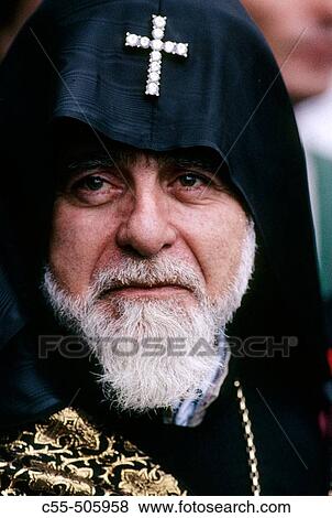 Karekin I, Catholicos of the Armenian Apostolic Church between 1994 and 1999 View Large Photo Image Stock Photo - Karekin I, Catholicos of the Armenian Apostolic Church between 1994 and 1999. Fotosearch