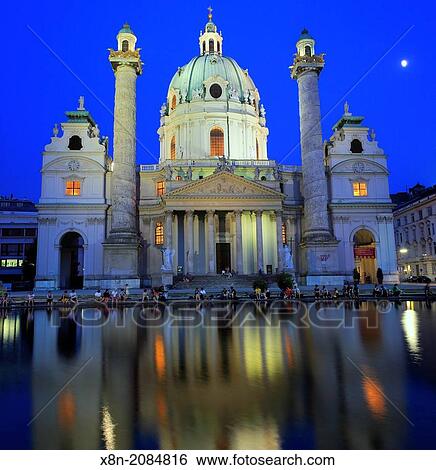 Karlskirche (St. Charles's Church), Vienna, Austria. View Large Photo Image Stock Photograph - Karlskirche (St. Charles's Church), Vienna, Austria.. Fotosearch