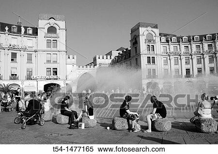 Karlsplatz in Munich View Large Photo Image Stock Photography - Karlsplatz in Munich. Fotosearch